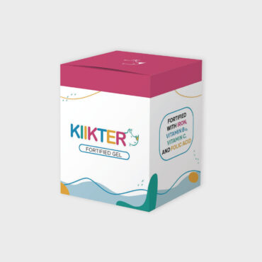 KIIKTER<sup>®</sup> Strawberry-flavored fortified gel in a 24-unit box