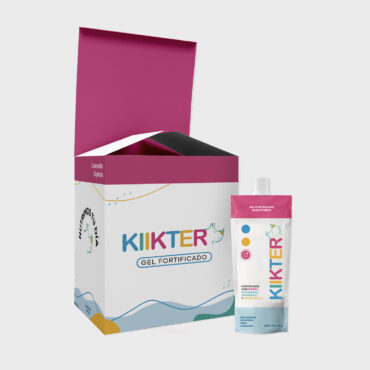 KIIKTER<sup>®</sup> Gel Fortificado sabor fresa 12 pzas